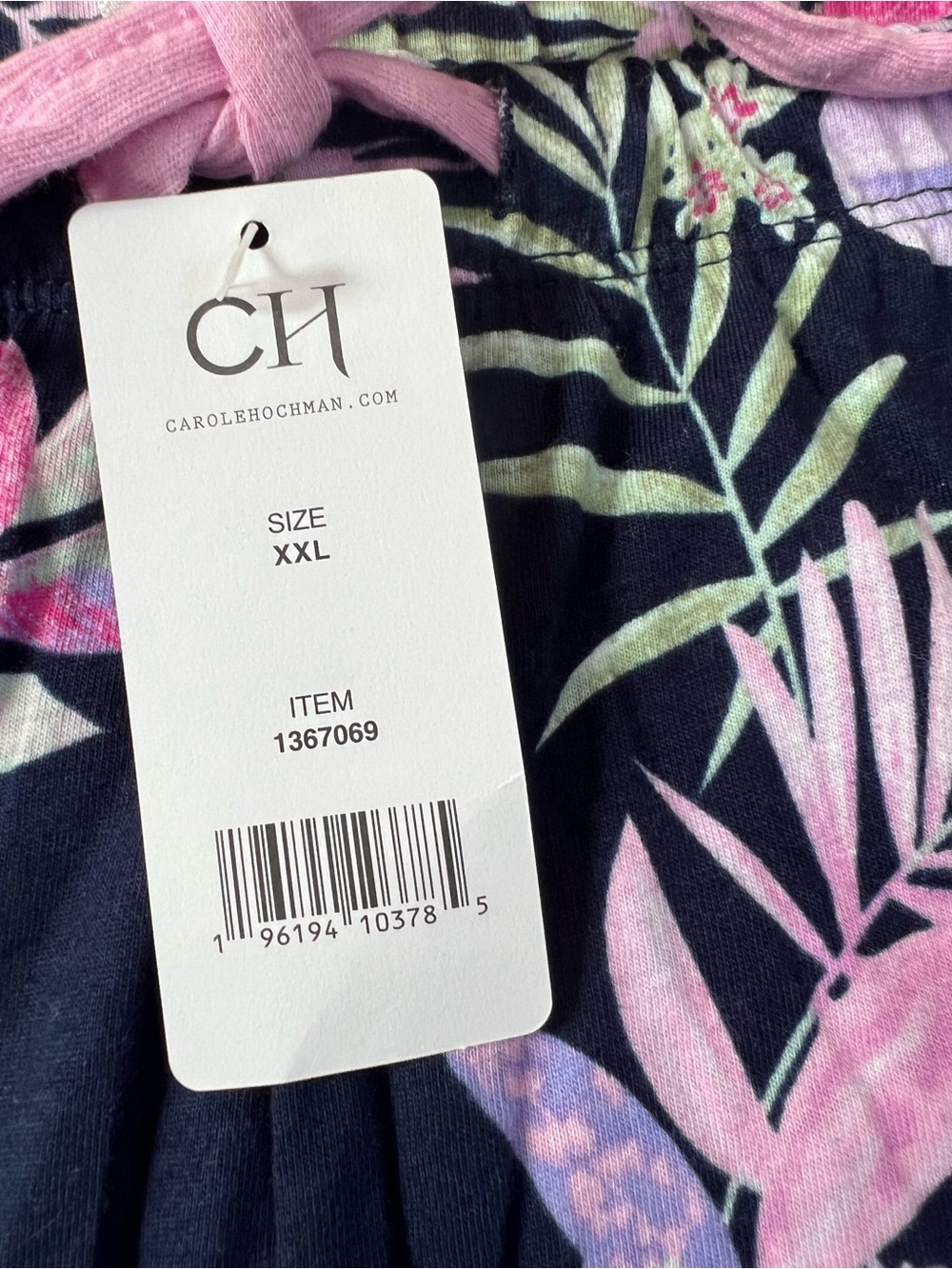 NEW Carole Hochman Floral Pajama Capris 100% Cotton PJs Size XXL NWT - Picture 4 of 9
